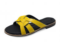 Women Sandals Flat LS-12 Yellow Nappa